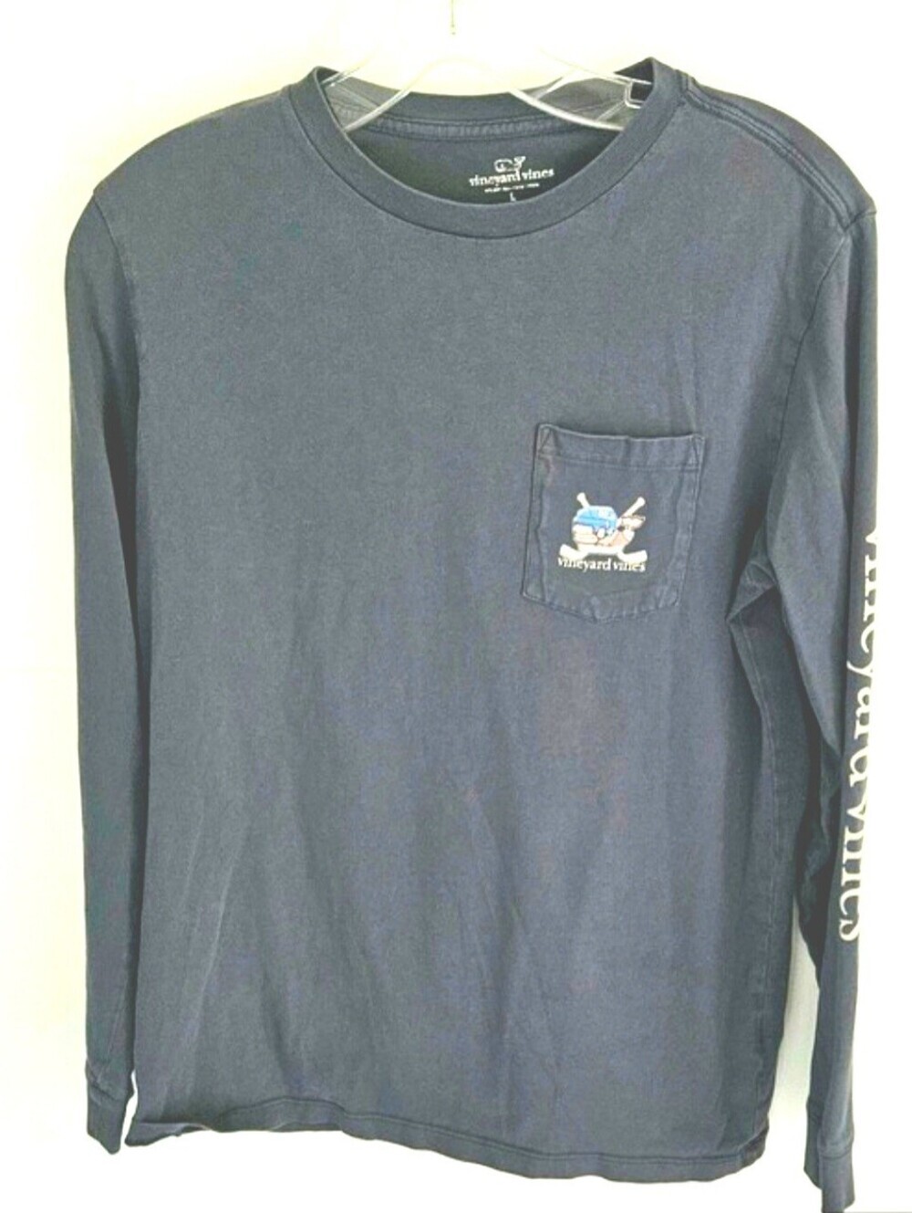 Vineyard Vines Navy Lacrosse Tshirt
